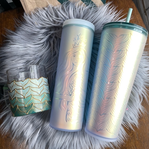 Starbucks Mermaid Tumbler Set